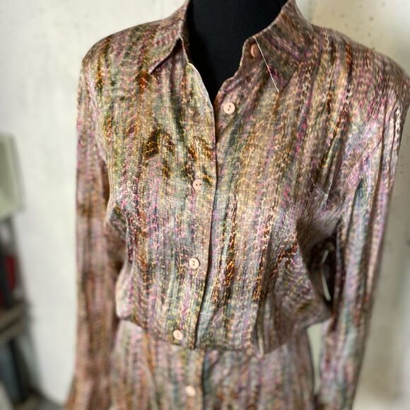 #320 ALEXIS Ciandra Button Front Mini Dress - Picture 5 of 7